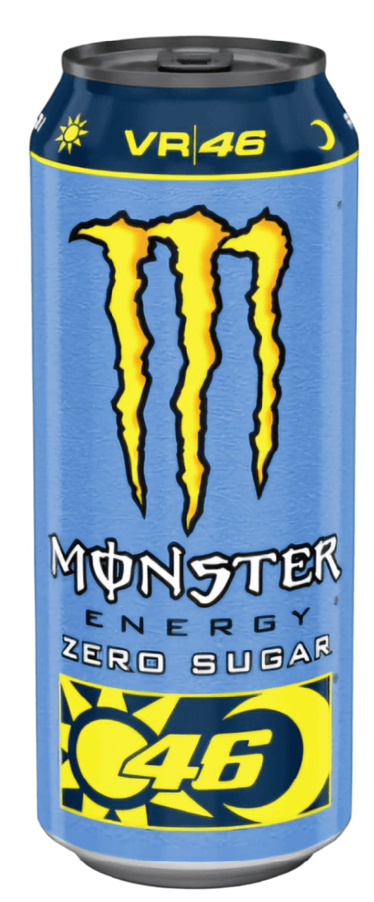 Энергетический напиток Monster Energy Rossi VR46 Zero Sugar 500 мл (2765376216)