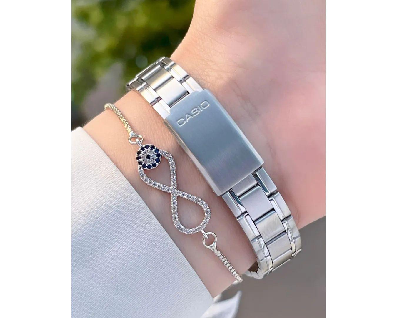 Наручний годинник жіночий Casio LTP-V007D-7BUDF Сірий (LTP-V007D-7BUDF) - фото 6