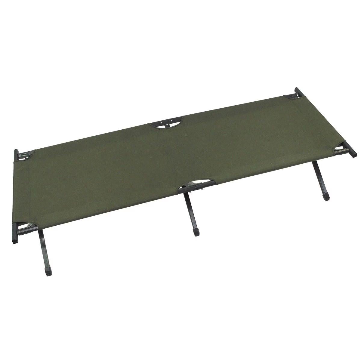 Раскладушка алюминиевая MFH US 190x66 см Olive (mx9159)