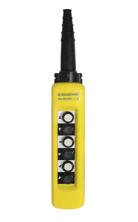 Пост тельферний АСКО-Укрем XAL-B3-691 6-положень 6NC+6NO+6NO дві швидкості IP65 (A0140050016)