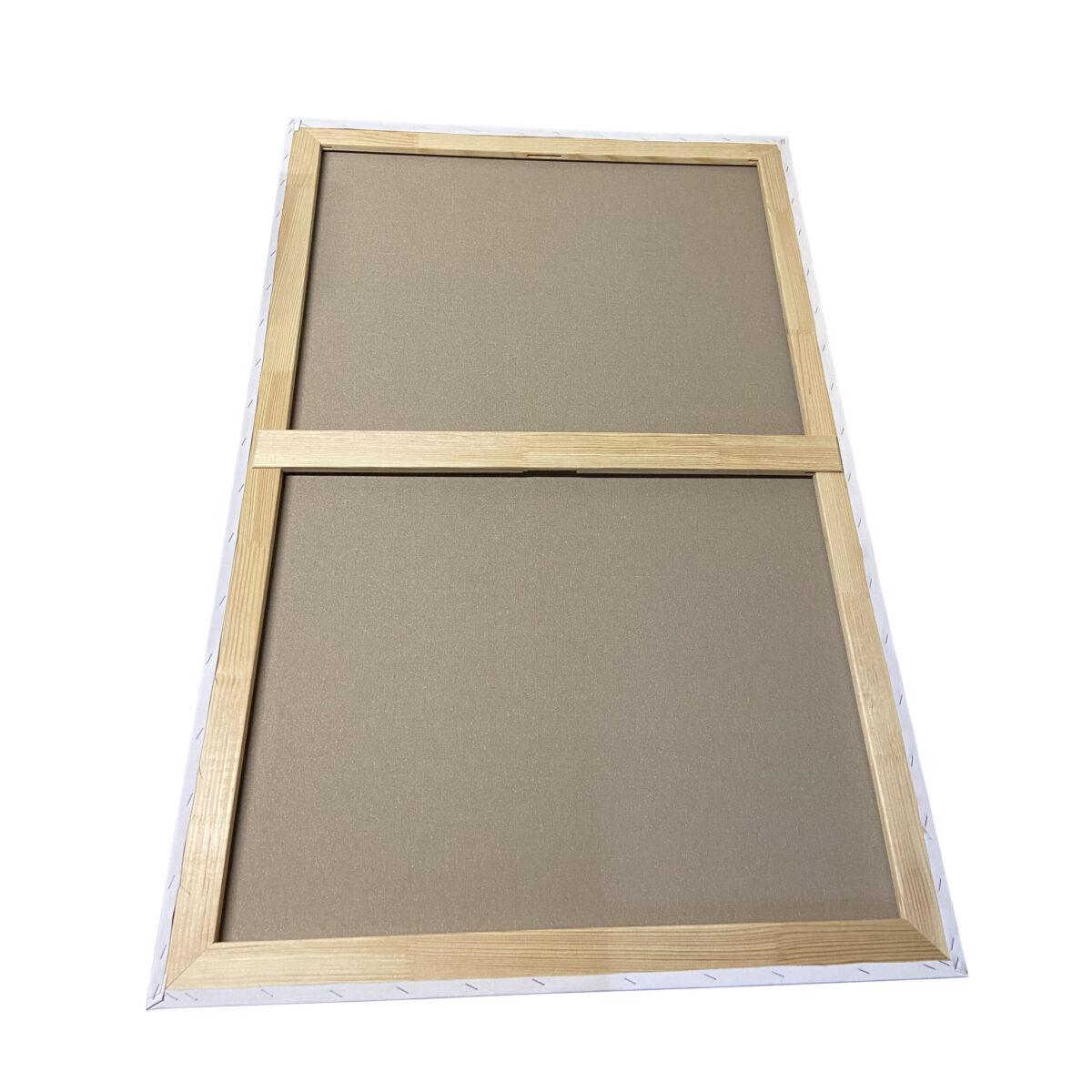 Холст грунтованный на подрамнике 1 перемычка мелкое зерно хлопок планка 55х18 мм 50х180 см - фото 3