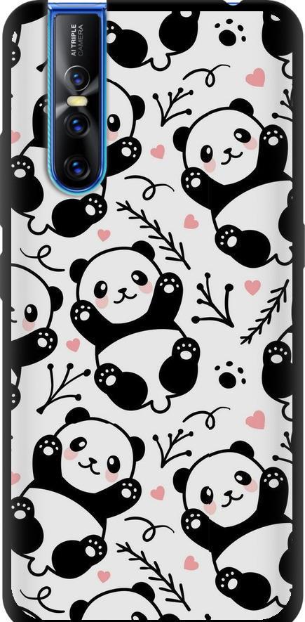 Чехол на Vivo V15 pro Панды (4318b-1763-42517)