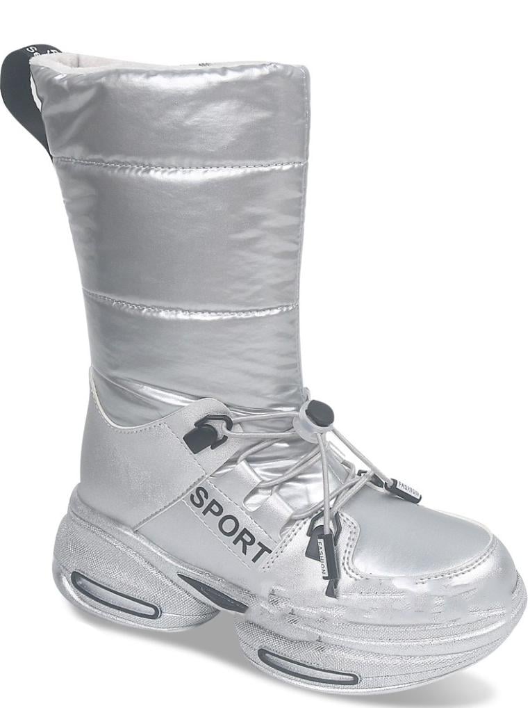 Дутики TOM.M 9712E на овчине р. 36 Серебристый (96894)