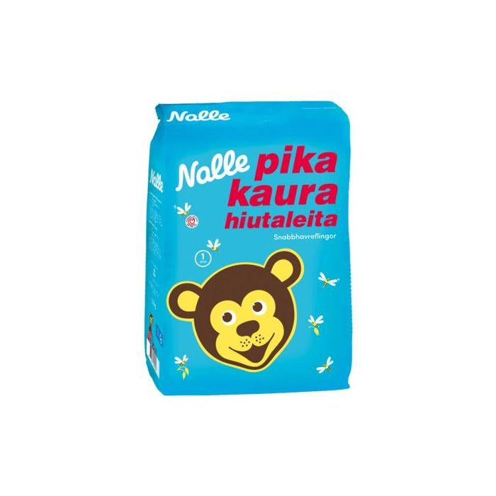 Овсянные хлопья Nalle pika Kaura hiutaleita експрес 1 минута 1500 г