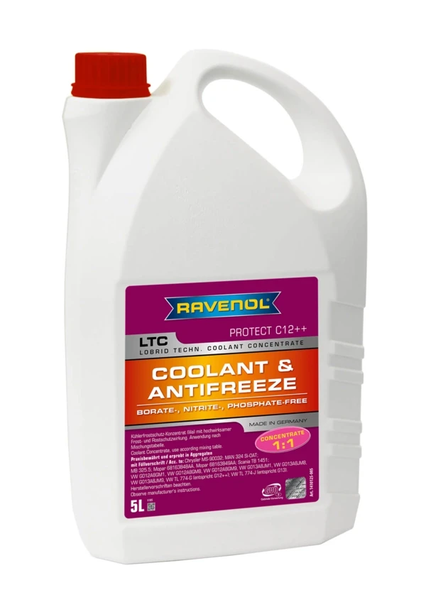 Антифриз концентрат Ravenol LTC C12++/G12++ 5 л Фиолетовый (1410125-005)