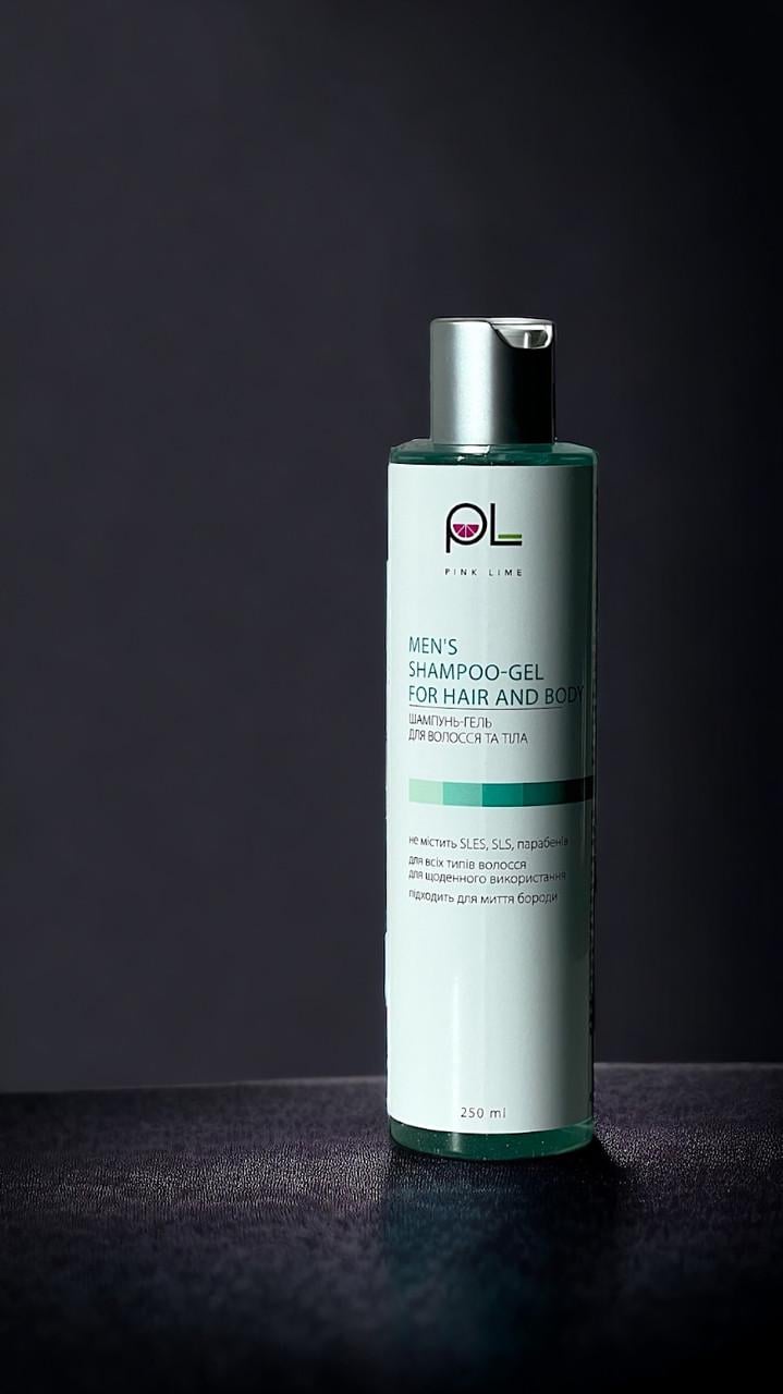 Шампунь-гель мужской и 2в1 для волос и тела 2в1 Pink Lime (2383966902)