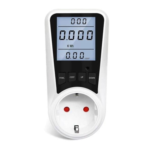 Энергометр со счетчиком электроэнергии универсальный бытовой 3680 W (DDS109L)