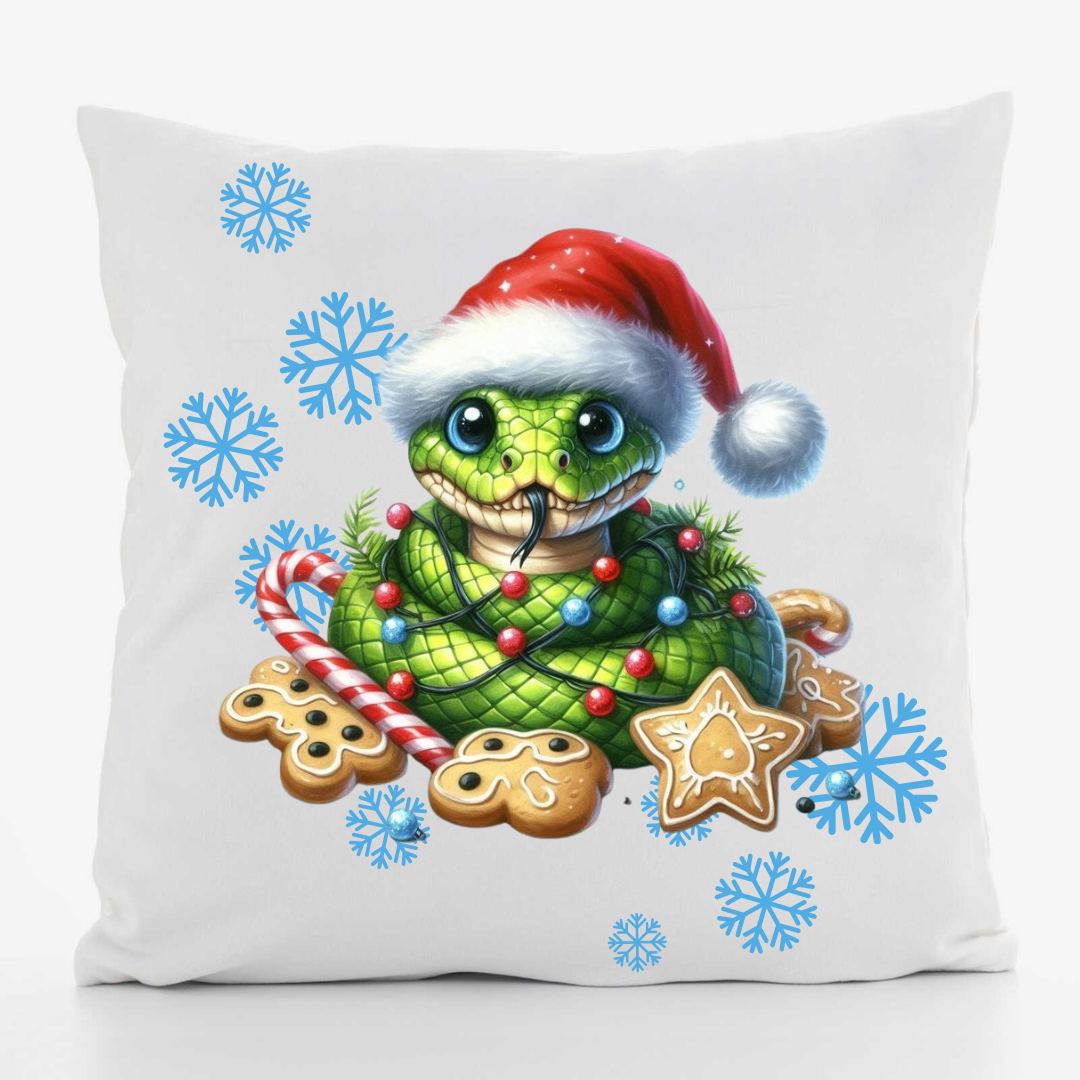 Подушка декоративная с принтом Символ года 2025 габардин 30х30 см Подушка декоративная с принтом Символ года 2025 габардин 30х30 см