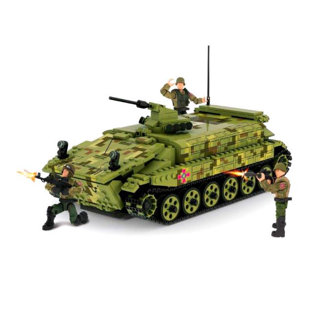 Конструктор Iblock PL-921-486 БМП-64 Армия 867 дет. 3 фигурки (2776362833)