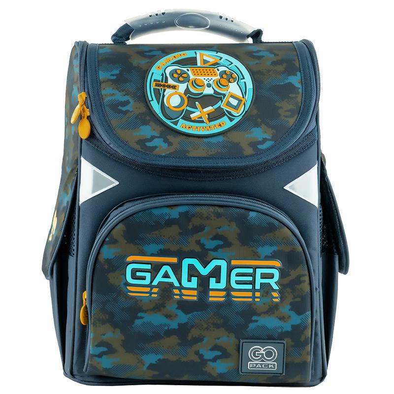 Рюкзак шкільний каркасний GoPack Education Gaming Mode 34х26х13 см 11 л (GO24-5001S-8)