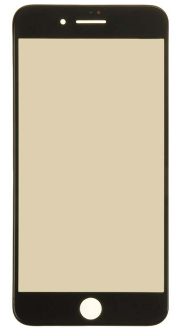 Стекло дисплея iPhone 8 Plus Black (Р883)