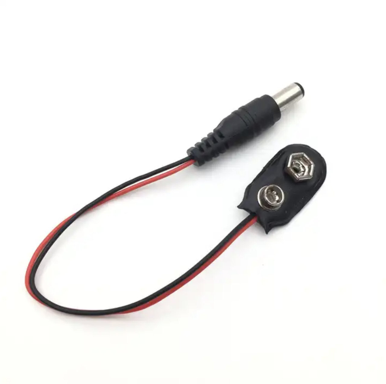 Роз'єм живлення під батарейку крона 9V з конектором 5,5 мм - фото 2 Роз'єм живлення під батарейку крона 9V з конектором 5,5 мм - фото 2