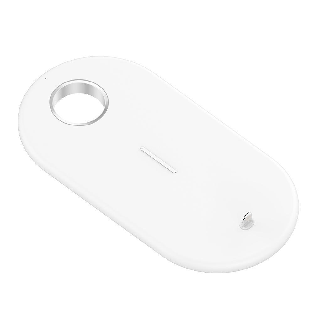 Зарядний пристрій бездротовий Smart Watch Білий (X0013X3OW7) Зарядний пристрій бездротовий Smart Watch Білий (X0013X3OW7)