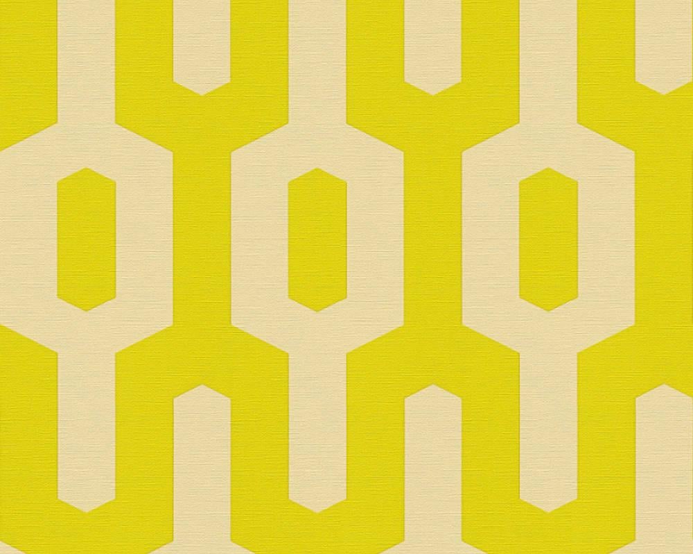 Шпалери вінілові на флізеліновій основі A.S.creation Artist Edition No. 34124-4 Жовтий