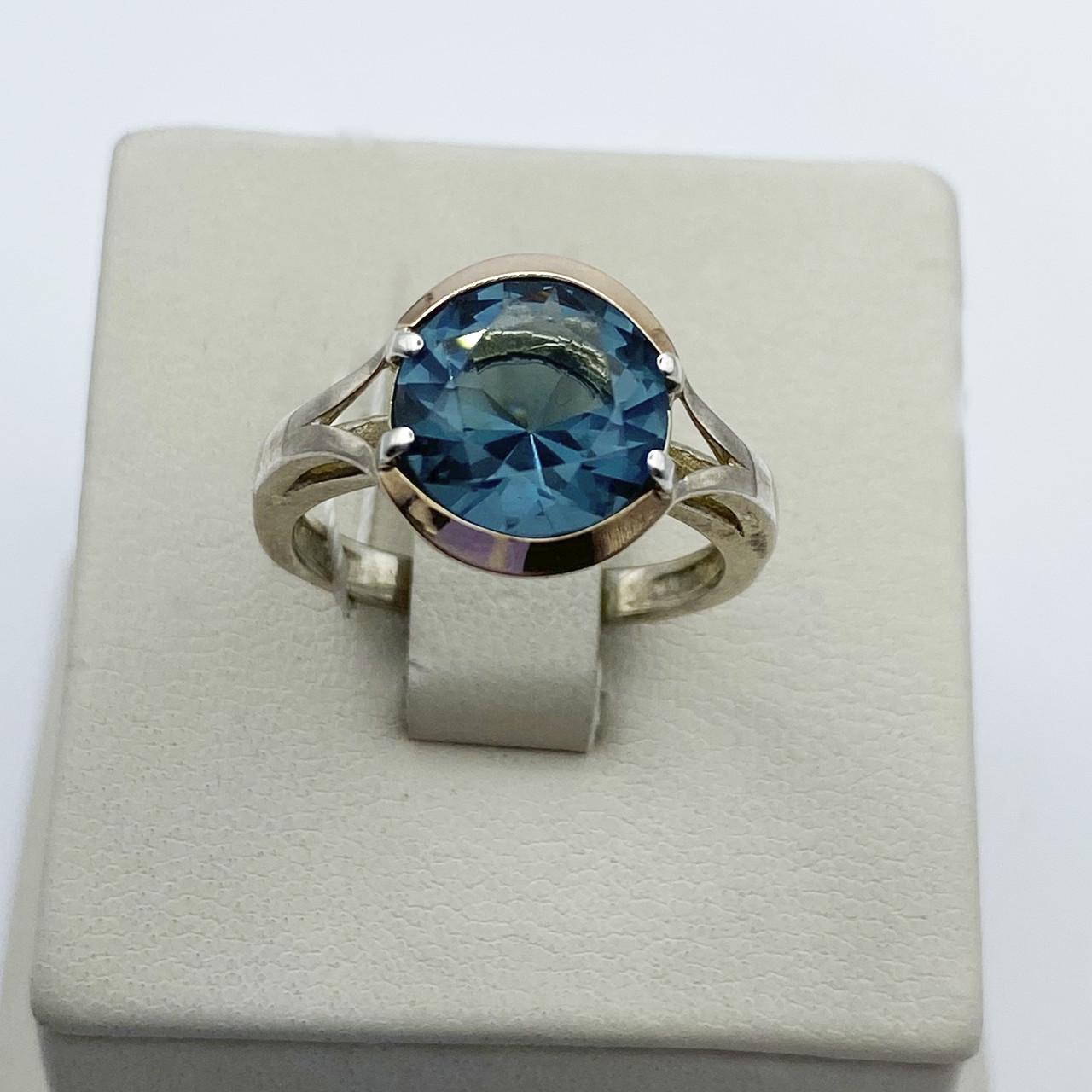 Кольцо серебряное с танзанитом р. 16 3,21 г (1988293046)