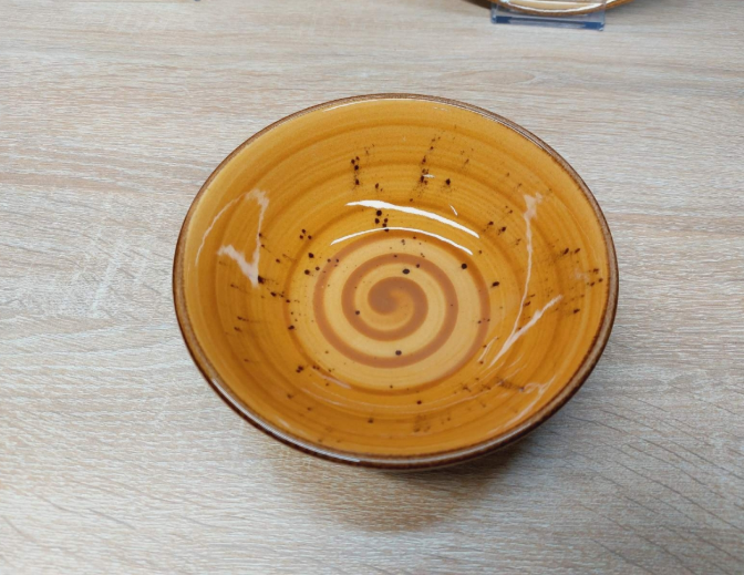 Сервиз столовый OMS TULU Spiral фарфор 6 персон 24 шт. Оранжевый (DN24-Spiral Kahwe) - фото 4 Сервиз столовый OMS TULU Spiral фарфор 6 персон 24 шт. Оранжевый (DN24-Spiral Kahwe) - фото 4