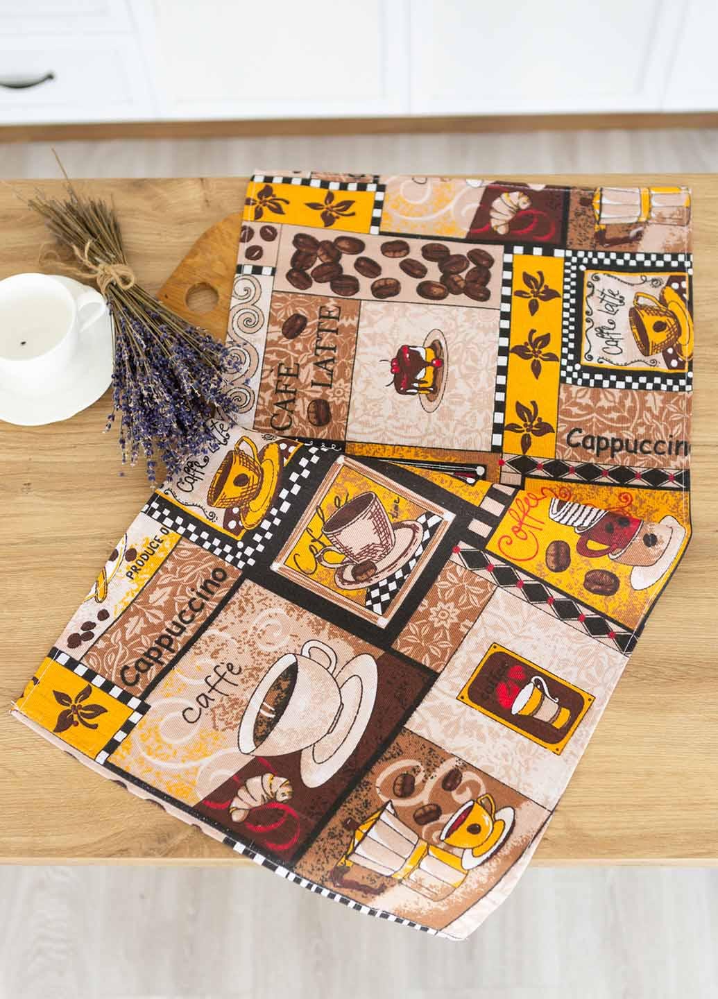 Рушник кухонний Кава темна 75х40 см