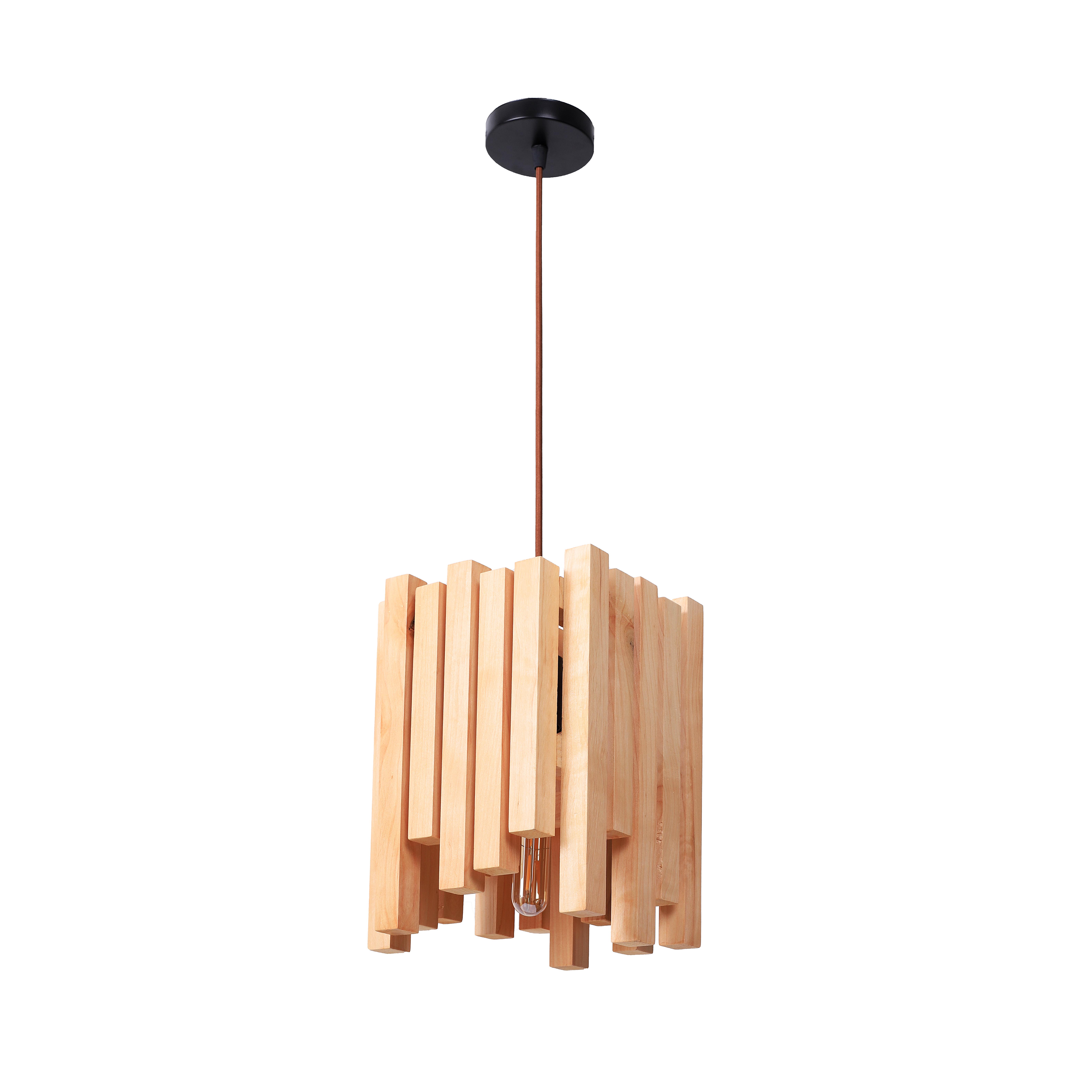 Люстра деревянная Sirius S7039/6 орех акрил на 6 лампочек (000033260)