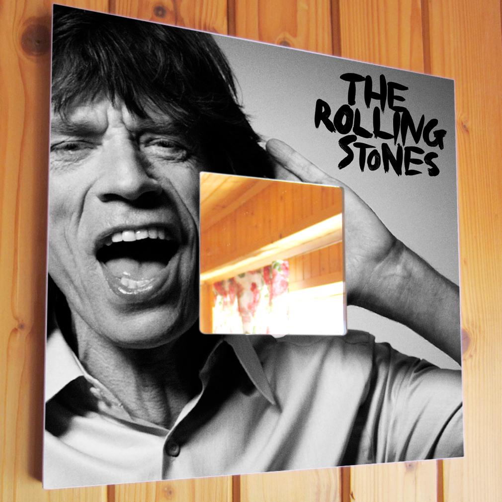 Зеркало Группа "The Rolling Stones" Мик Джаггер 260х260 мм (M00868)