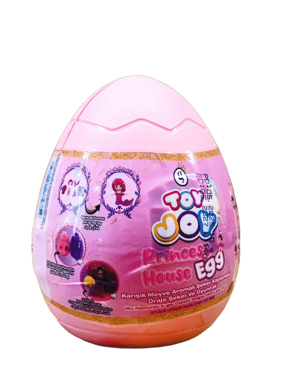 Яйце сюрприз Toy Joy БУДИНОЧОК ПРИНЦЕСИ з іграшкою і драже (29401980)