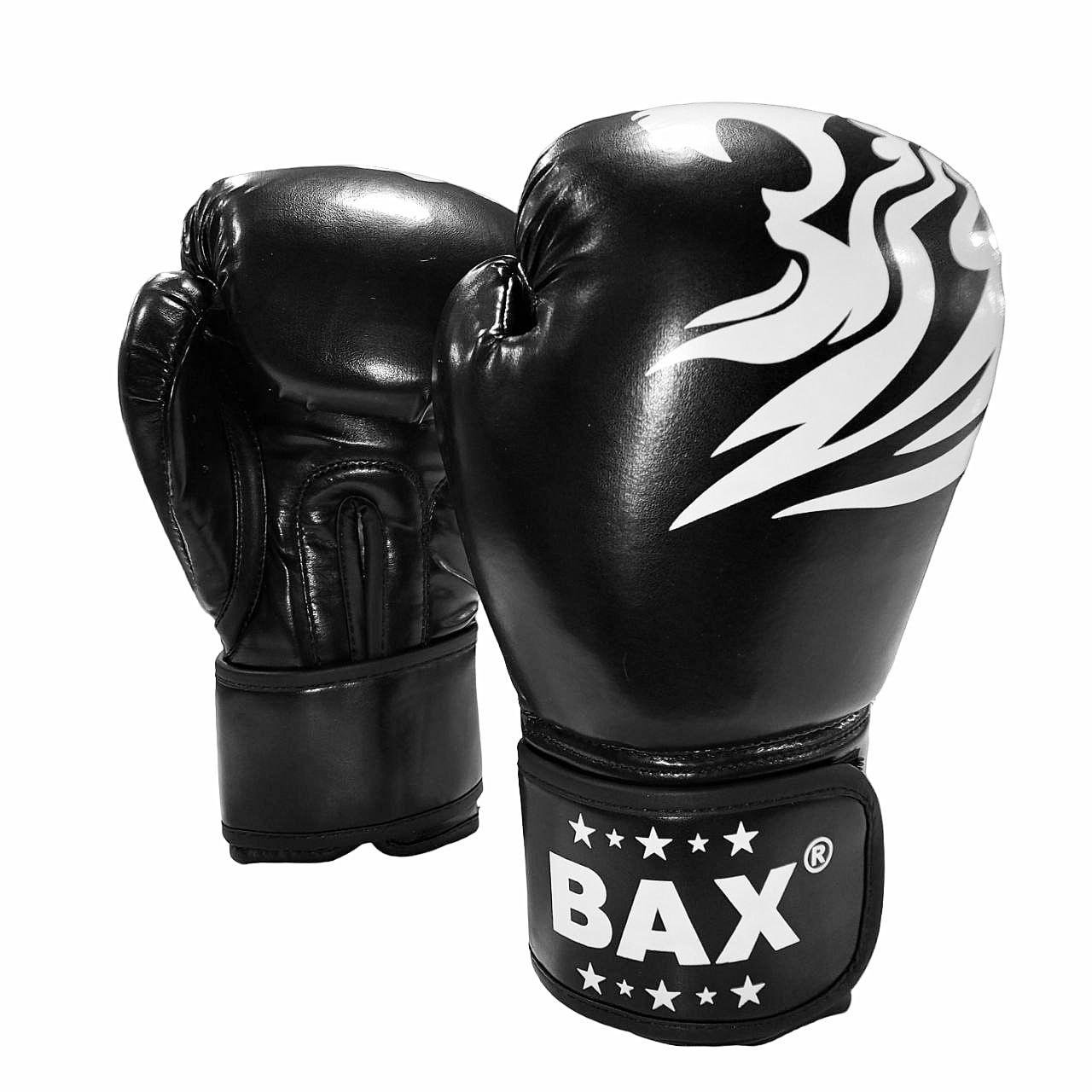 Боксерські рукавички Bax LEON 12 Oz Black (151293)