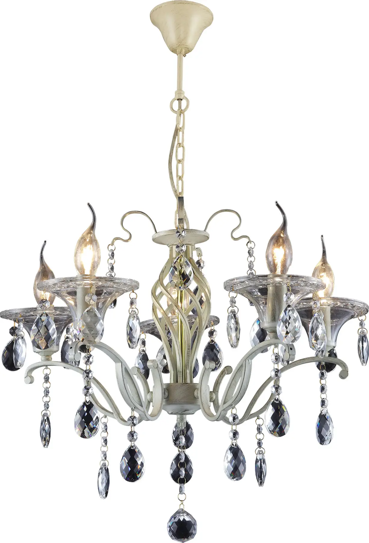 Люстра Altalusse INL-1107P-05 E14 5x40 Вт Ivory (8599879101267)