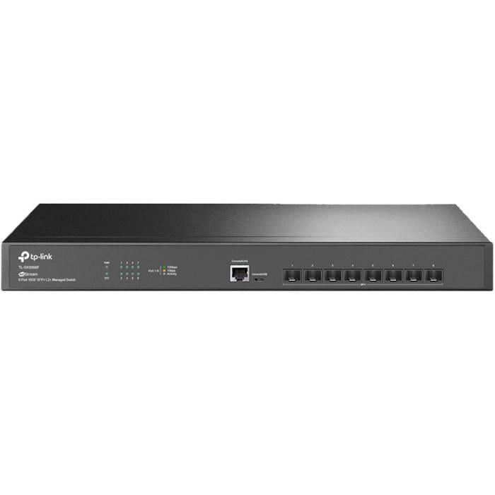 Коммутатор управляемый TP-Link JetStream TL-SX3008F 160 Gbps 8x10G SFP+ USB2.0 Black (30492120)
