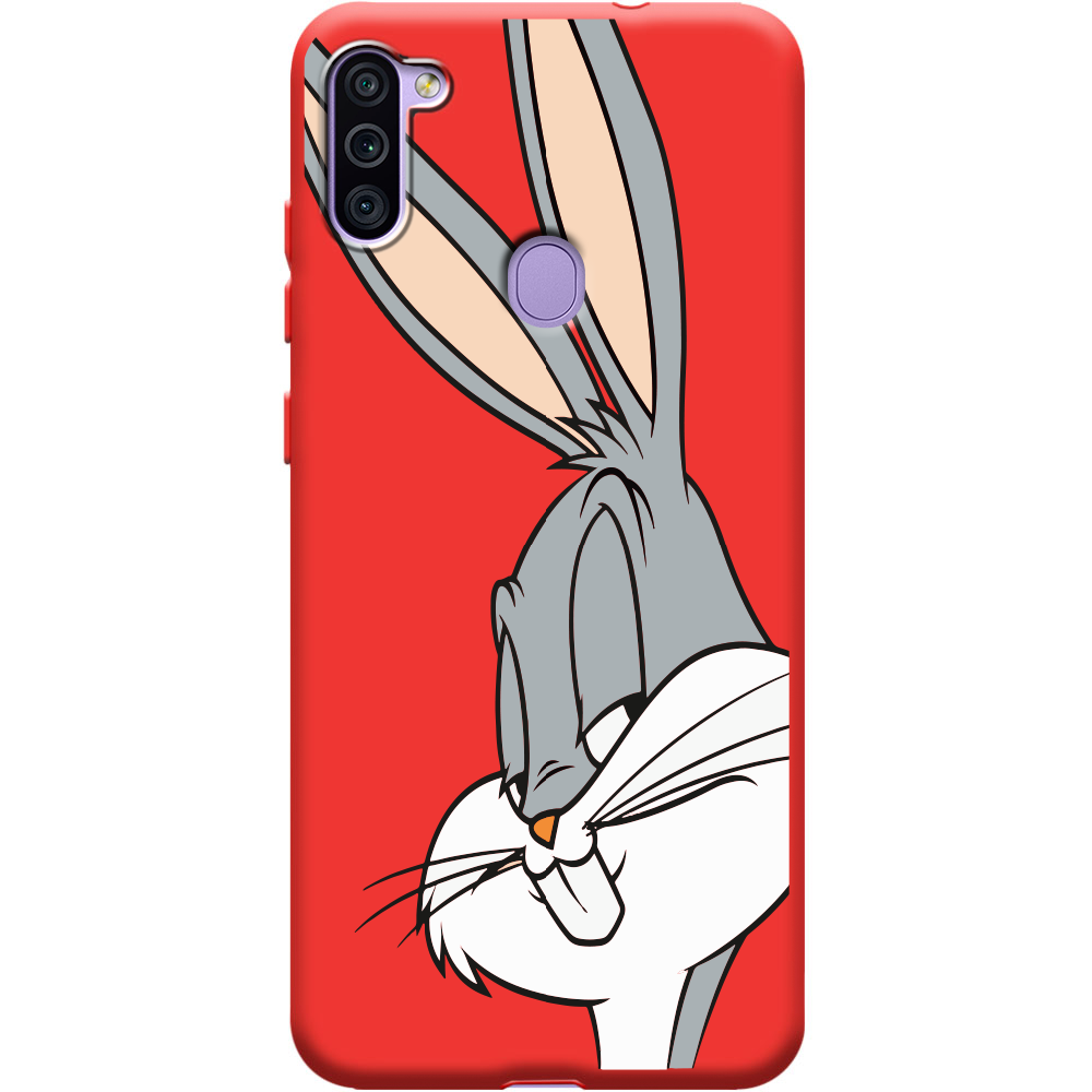Чохол Boxface Samsung M115 Galaxy M11 Lucky Rabbit Червоний силікон  (39780-bk81-40327)