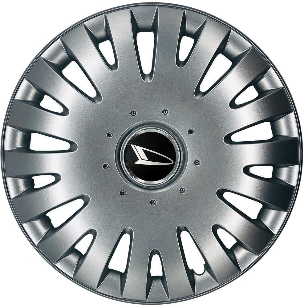 Колпаки SJS 306 с логотипом Daihatsu R15 4 шт. Серебряный (2654554867)