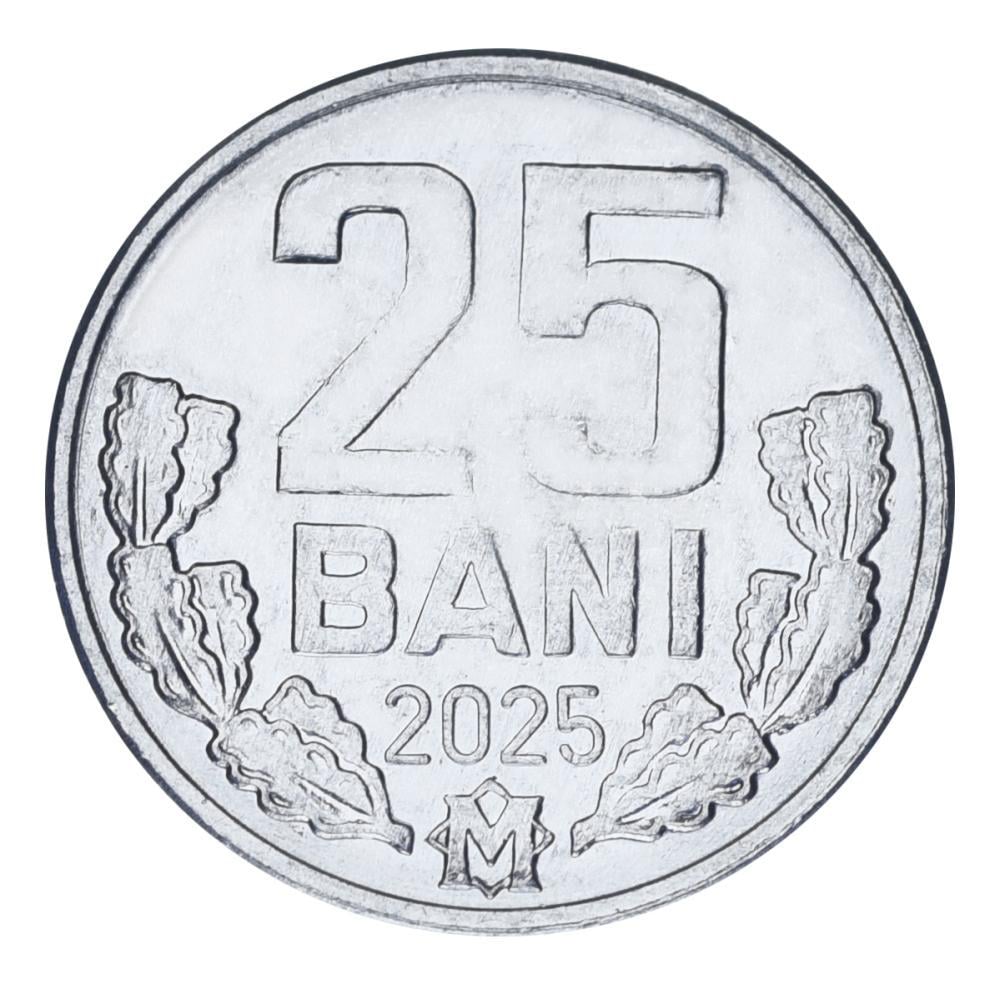 Коллекционная монета Молдова 25 банов 2025 UNC (М24429)