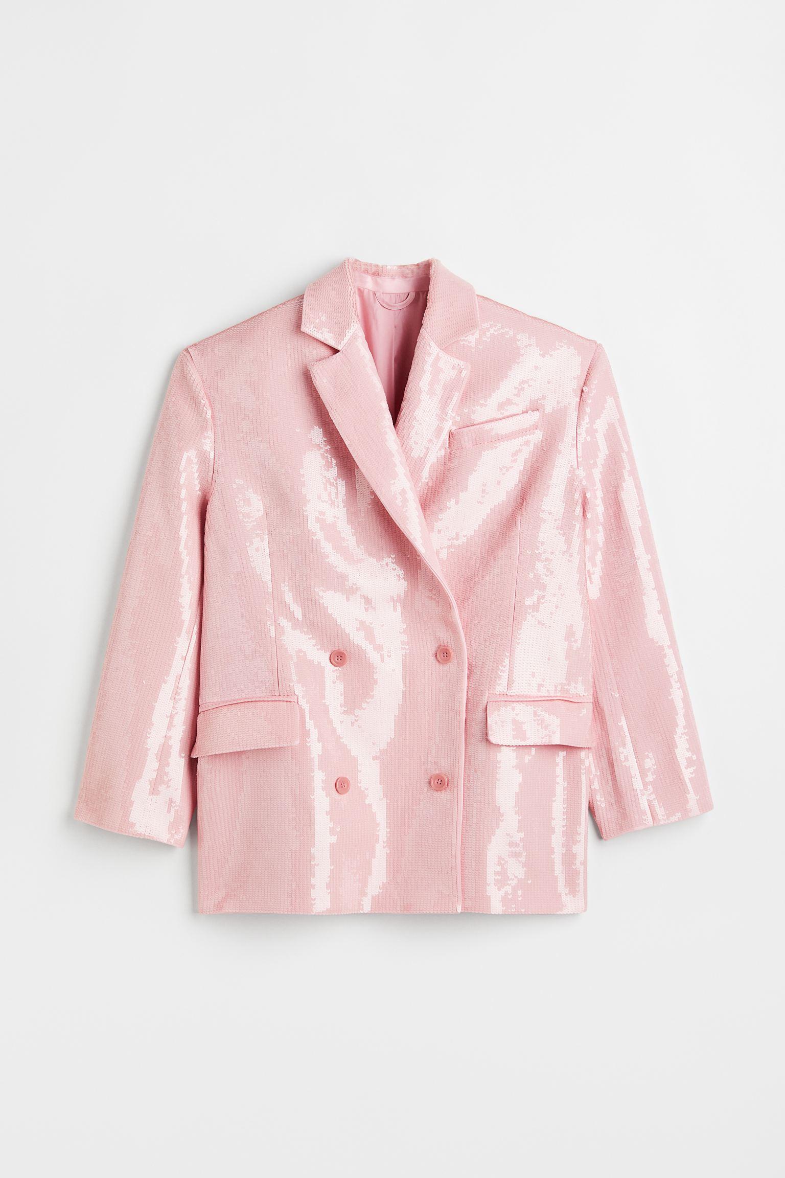 Жакет с пайетками S Розовый (11108386wer)