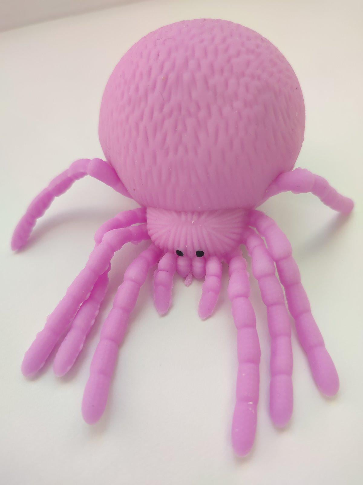 Антистресс-игрушка 015522 Паук тягучий сквиш Розовый (24468593)