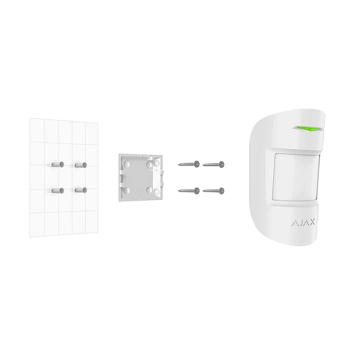 Панель кріпильна Ajax SmartBracket для MotionProtect CombiProtect White (2890076472) Панель кріпильна Ajax SmartBracket для MotionProtect CombiProtect White (2890076472)