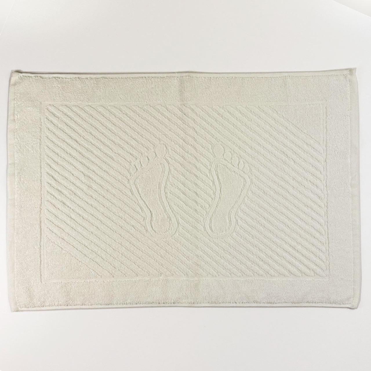 Полотенце жаккардовое для ног GM Textile 600 г/м2 50х70 см Ванильный (600-70-vanila)