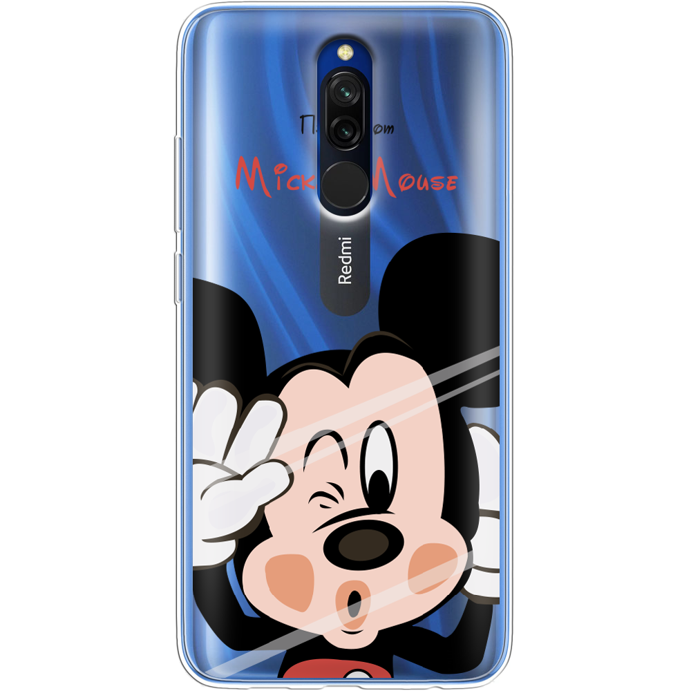 Чехол Boxface Xiaomi Redmi 8 Mister M Прозрачный силикон (38411-cc58-38411)