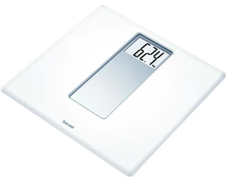 Весы напольные Beurer нагрузка до 150 кг 1хCR2032 в комплекте Белый с голубым (PS_160)