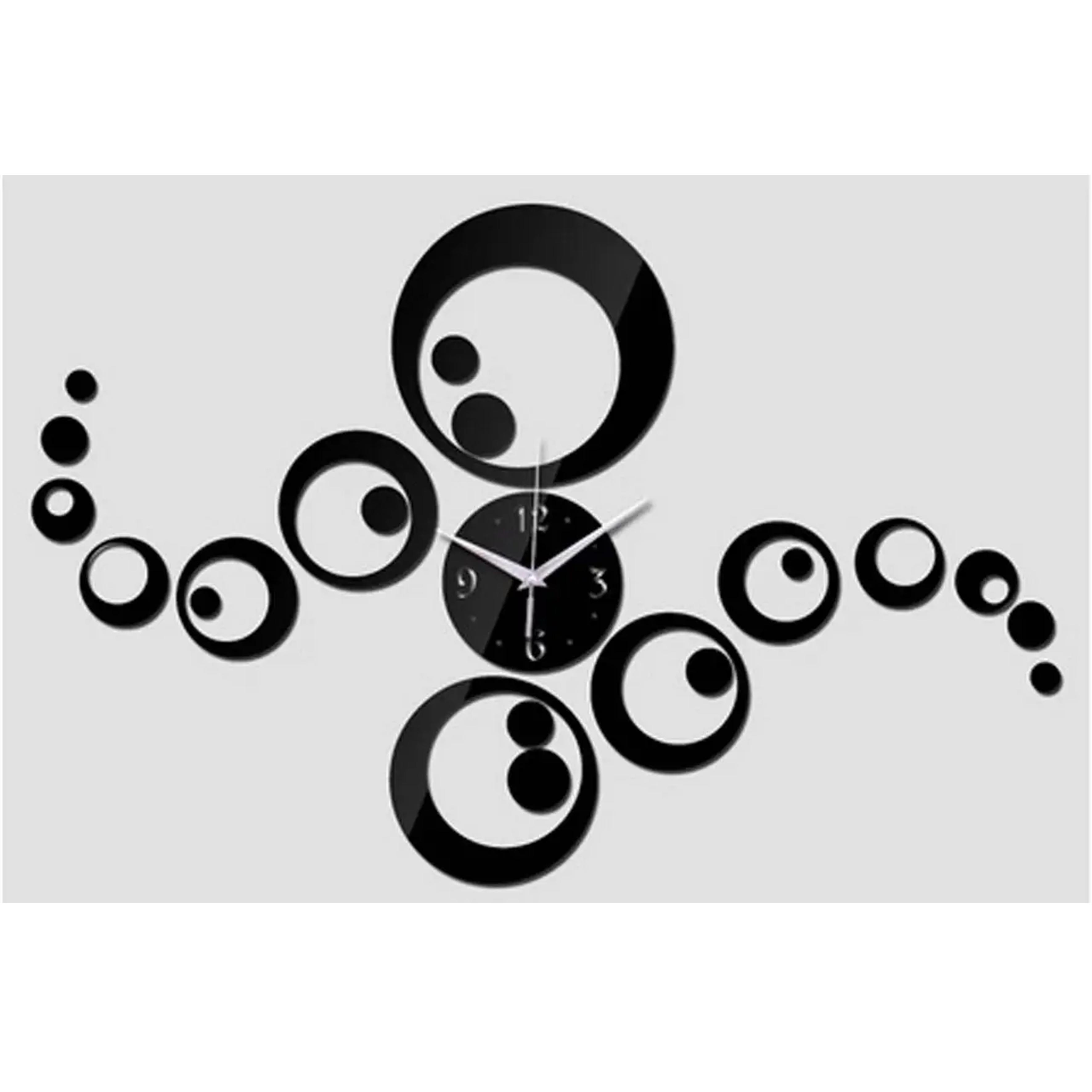 Годинник настінний 3D з дзеркальним ефектом Waves 60х50 см (1012236) - фото 3