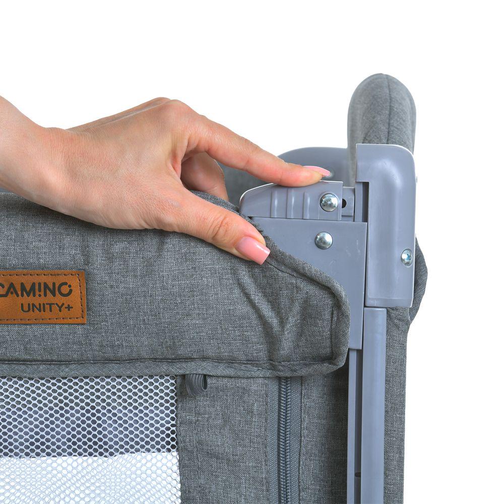 Манеж для младенцев ME 1098 UNITY+ 2 уровня/чехол/пеленатор/кольца/карман Gray (27352782) - фото 12 Манеж для младенцев ME 1098 UNITY+ 2 уровня/чехол/пеленатор/кольца/карман Gray (27352782) - фото 12