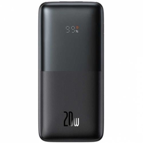 Портативное зарядное устройство Baseus Bipow Digital Display 20W 10000 mAh Black (PPDML-L01)