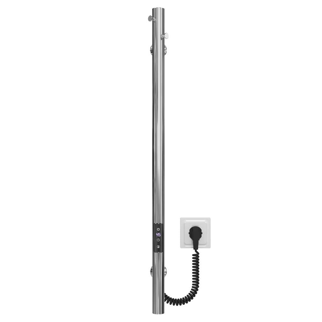 Рушникосушарка електрична Deffi Chloe JD03 нержавіюча сталь 30x800 мм (C.MK.80.30.E.C.U.1)