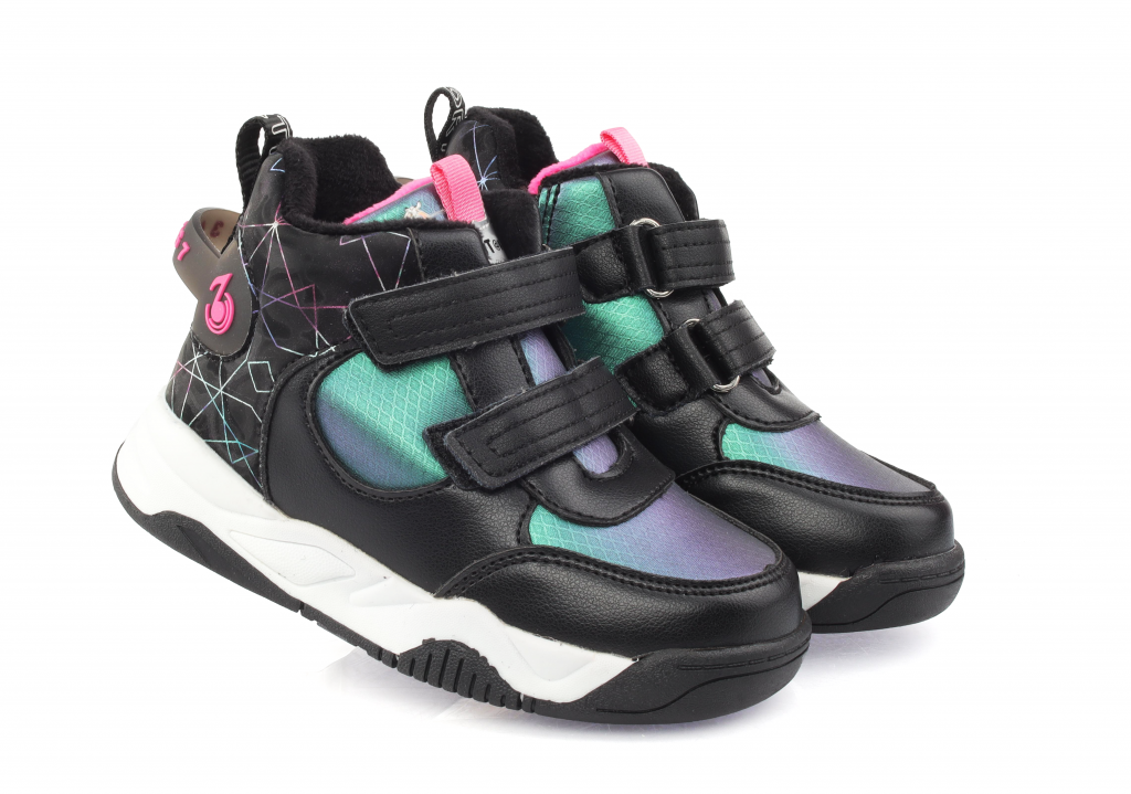 Осенние ботинки для девочек 10274 р. 23 Разноцветный