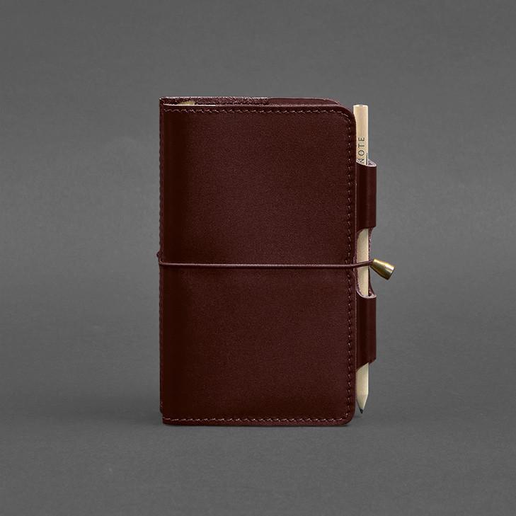 Блокнот шкіряний Софт-бук 3.0 Бордовий (A-026339) - фото 4 Блокнот шкіряний Софт-бук 3.0 Бордовий (A-026339) - фото 4
