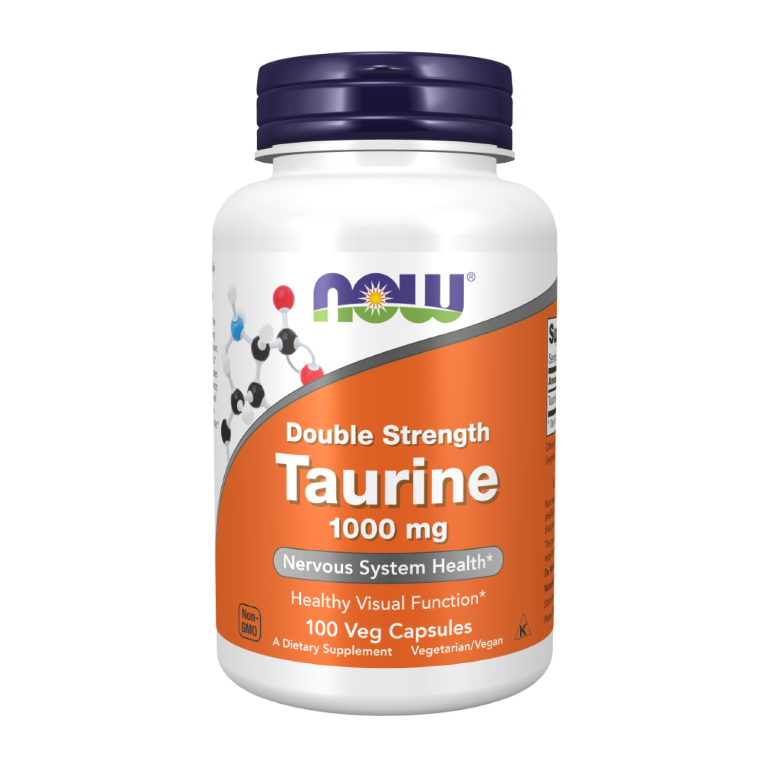 Диетическая добавка Now Foods Taurine 1000 мг 100 капсул (CO002725)