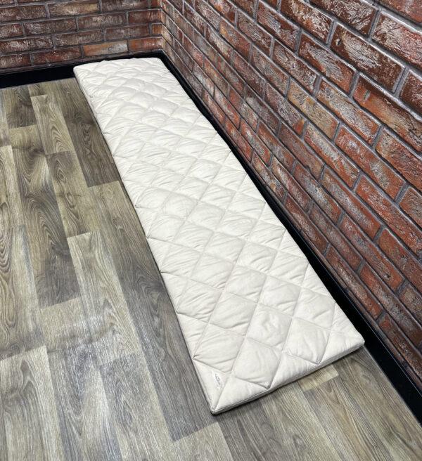 Матрас стеганный Comfort Home на подоконники/каркасы/поддоны/садовую мебель 160х40х5 см Beige