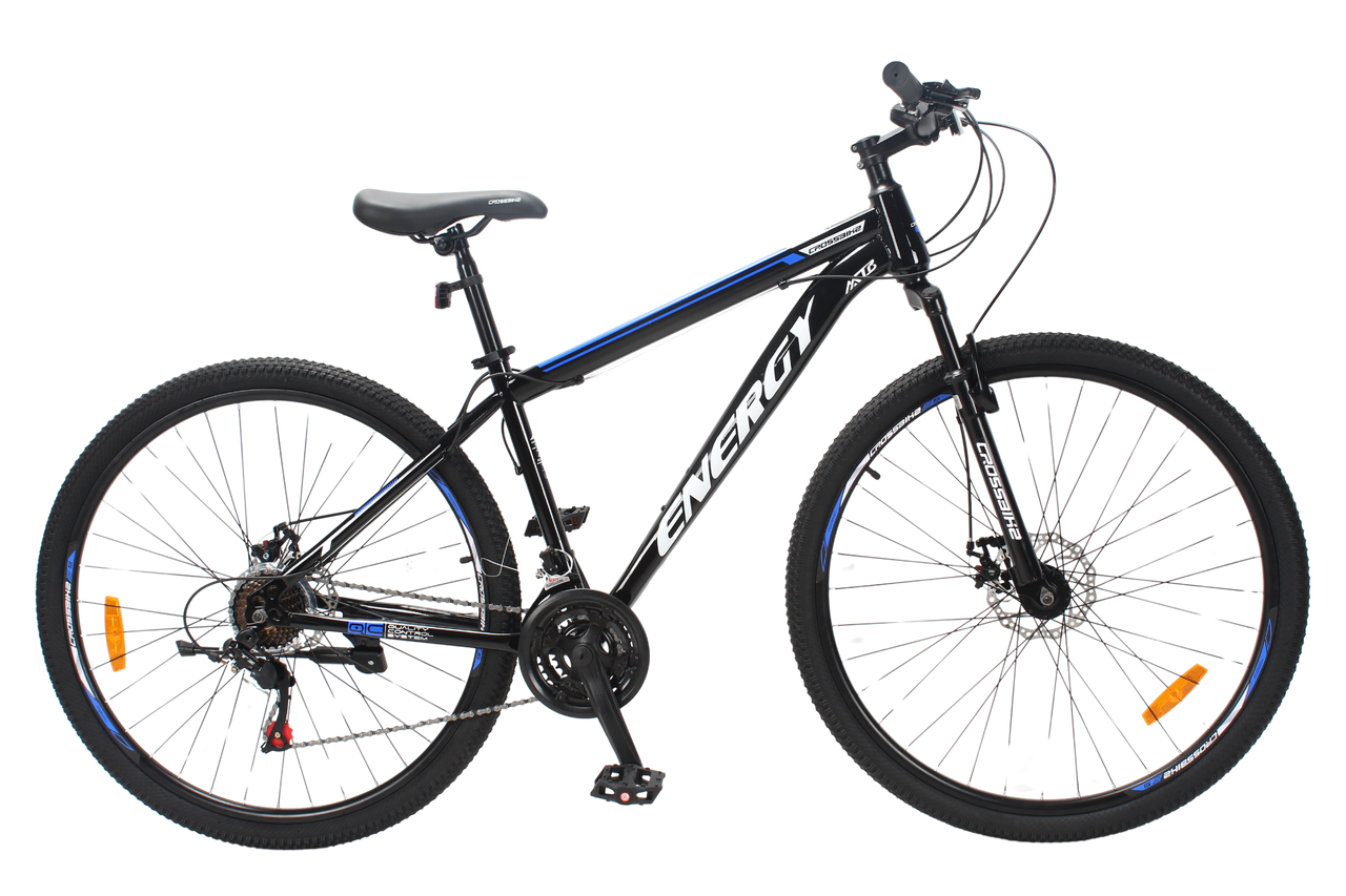 Велосипед CrossBike Energy 29" 17" Чорно-синій