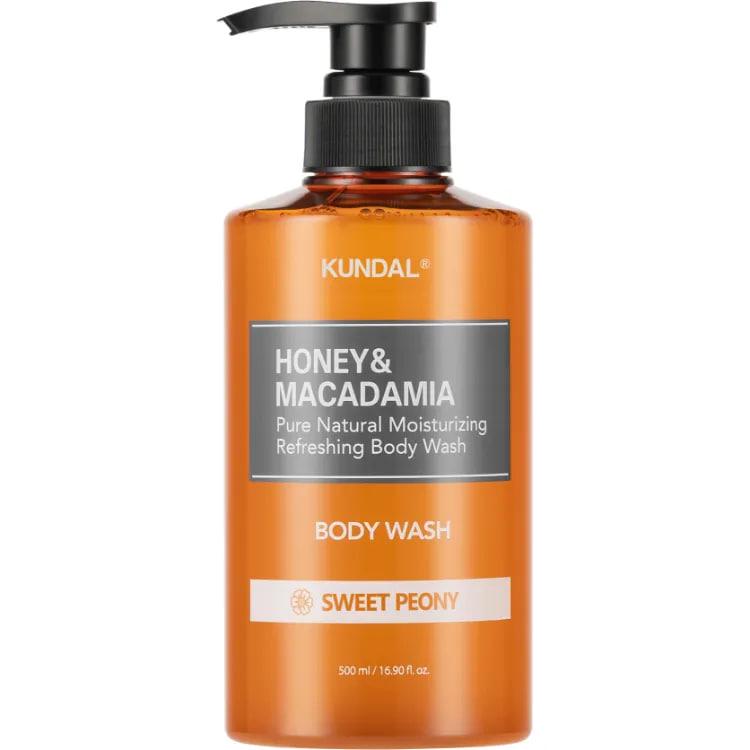 Питательный ароматический гель для душа Kundal Honey & Macadamia Body Sweet Peony 500 мл (8809568257188)