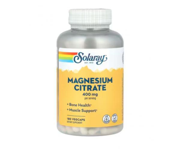 Магний цитрат Solaray Magnesium Citrate 400 мг 180 капс. (22870213)