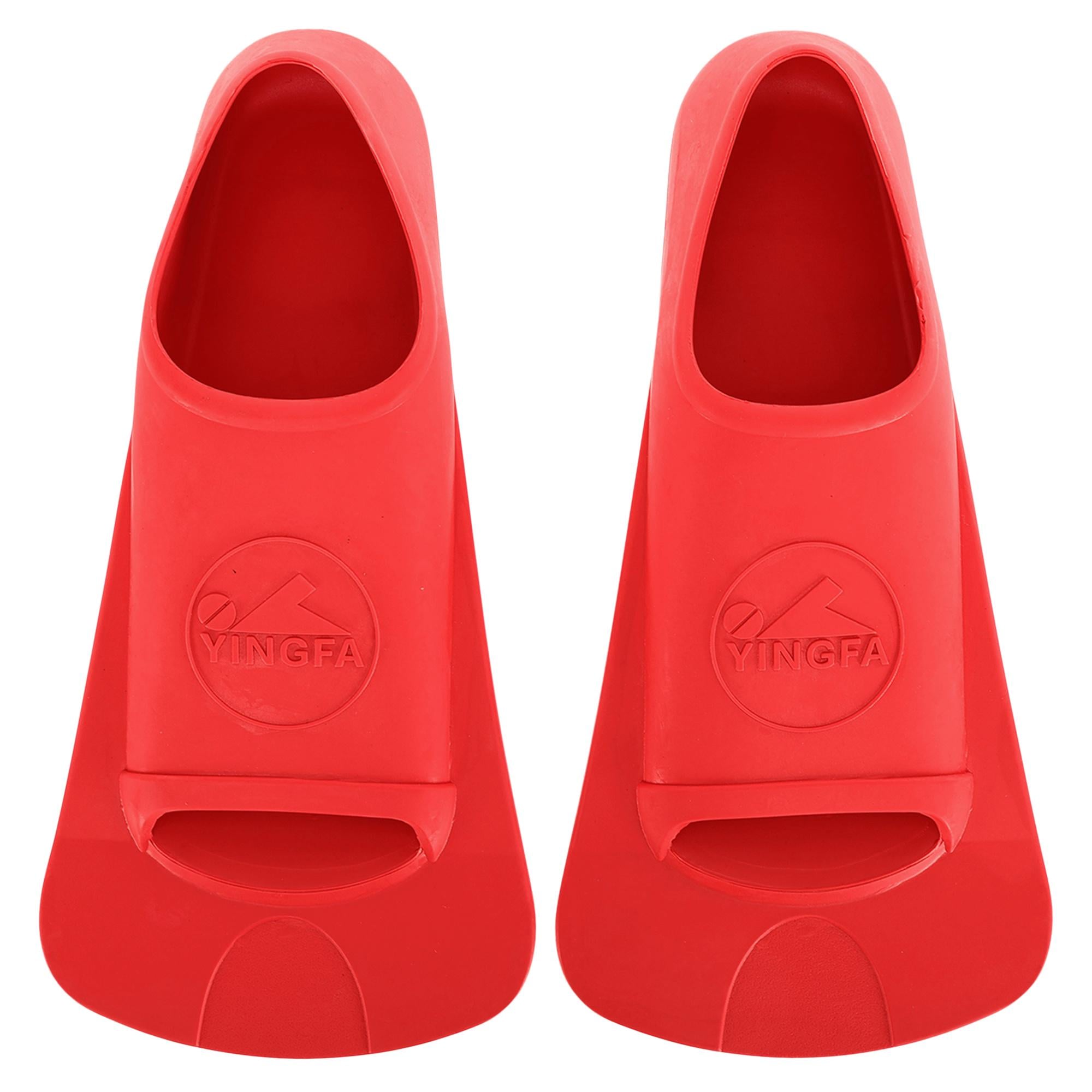 Ласты тренировочные с закрытой пяткой YINGFA G7201 L р. 42-44 Красный (G7201_Красный_L_(42-44)