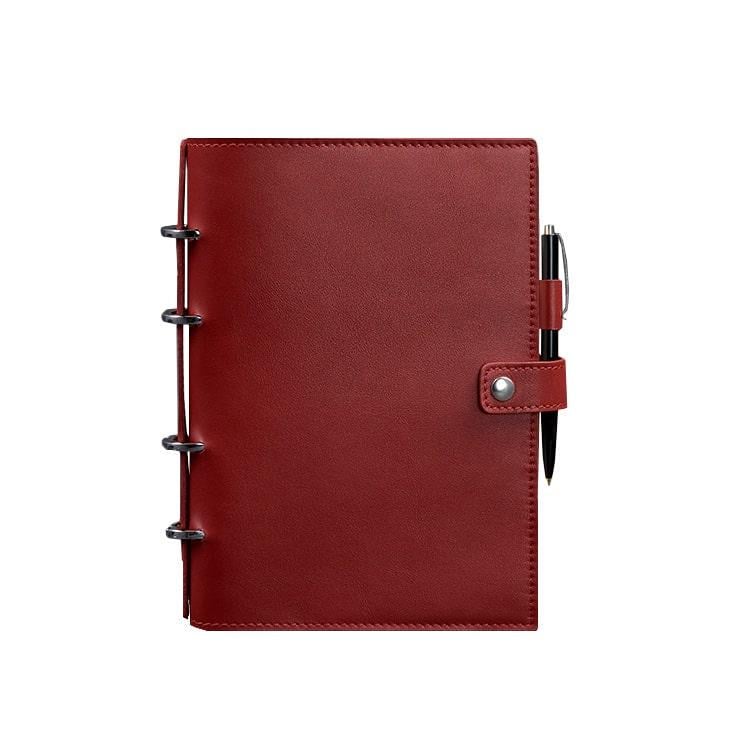 Блокнот шкіряний із датованим блоком Софт-бук 9.1 Червоний (A-027394) - фото 2