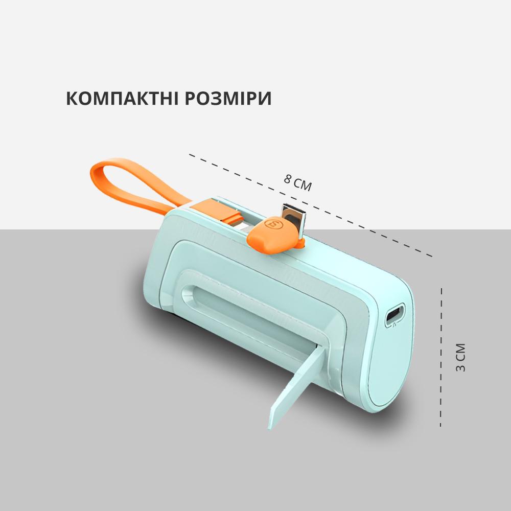 Повербанк Mini Tube TLT 5000 мАч - фото 4